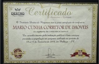 Certificado de Corretor Mais Lembrado