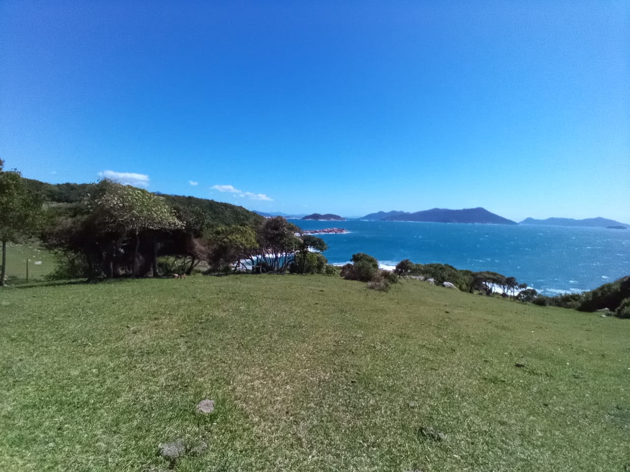 Costa da Praia da Pinheira vista de cima